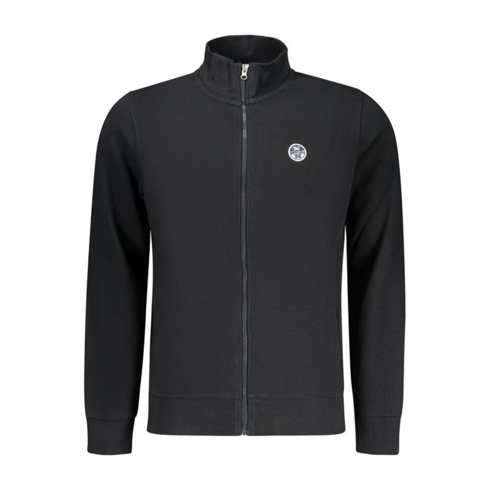 North Sails Black Cotton Men Men's Sweatshirt